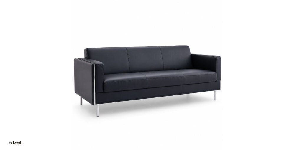 Black Leather Sofa