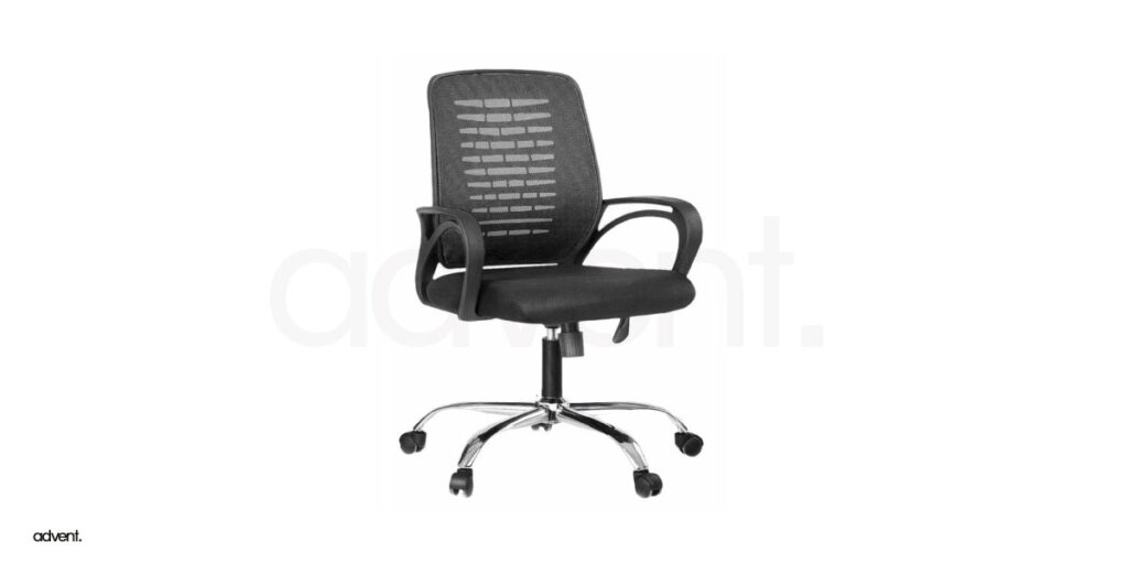 Black Mesh Swivel Office Chair