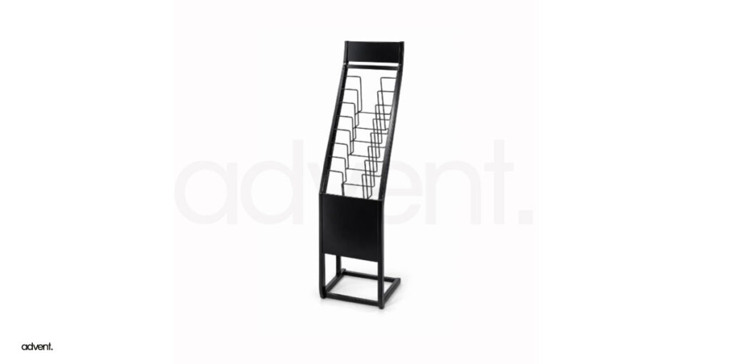 Brochure Stand - Black Color