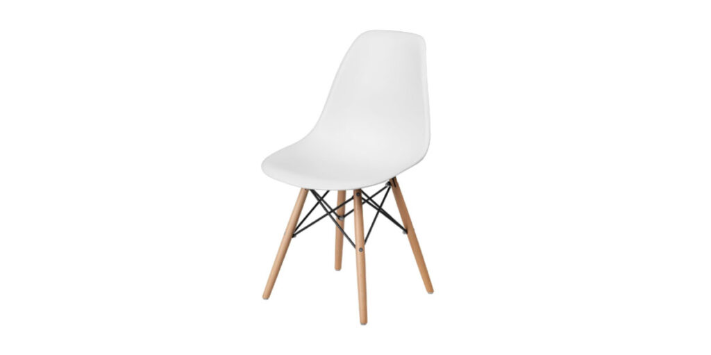 Eames Plastic Side Chair DSW - White