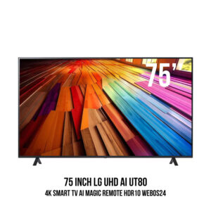 LG 75-Inch UHD AI UT80 4K Smart TV