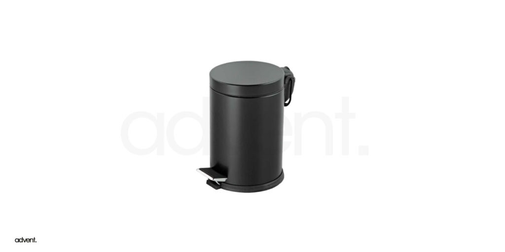 Pedal Waste Bin - Black color