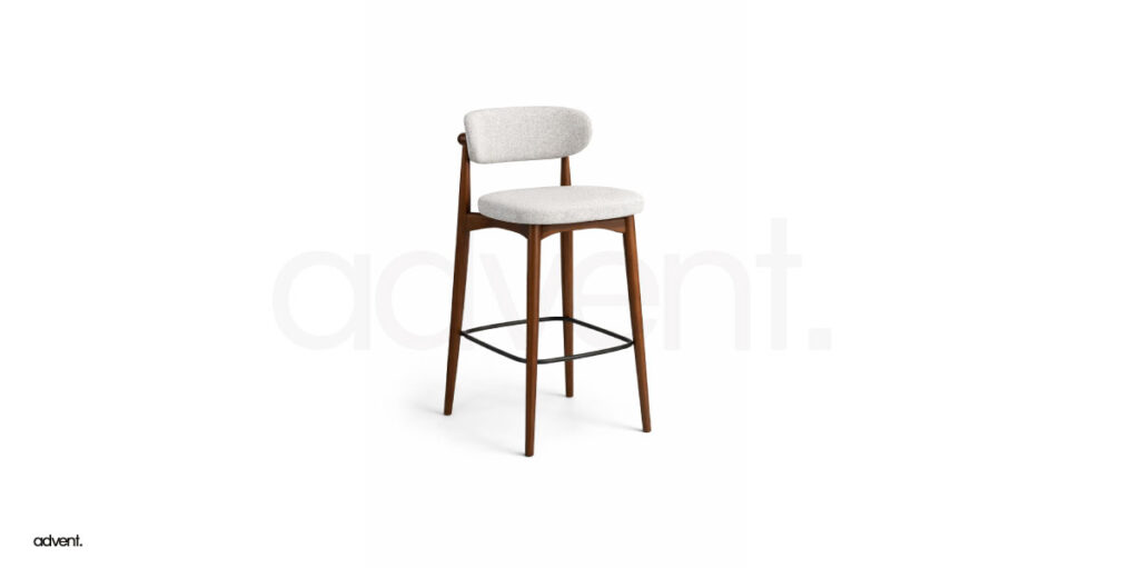Scandinavian style bar stool