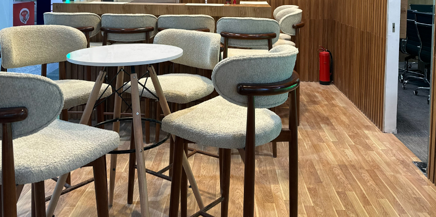 Scandinavian style bar stool