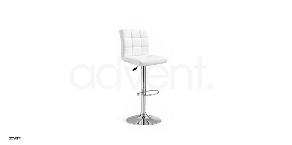 Tufted Adjustable Bar Stool